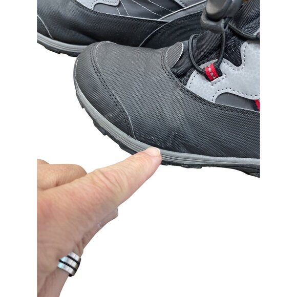 Merrell womans black gray waterproof lined ankle boots sz 5M SKU 9798 main image 4